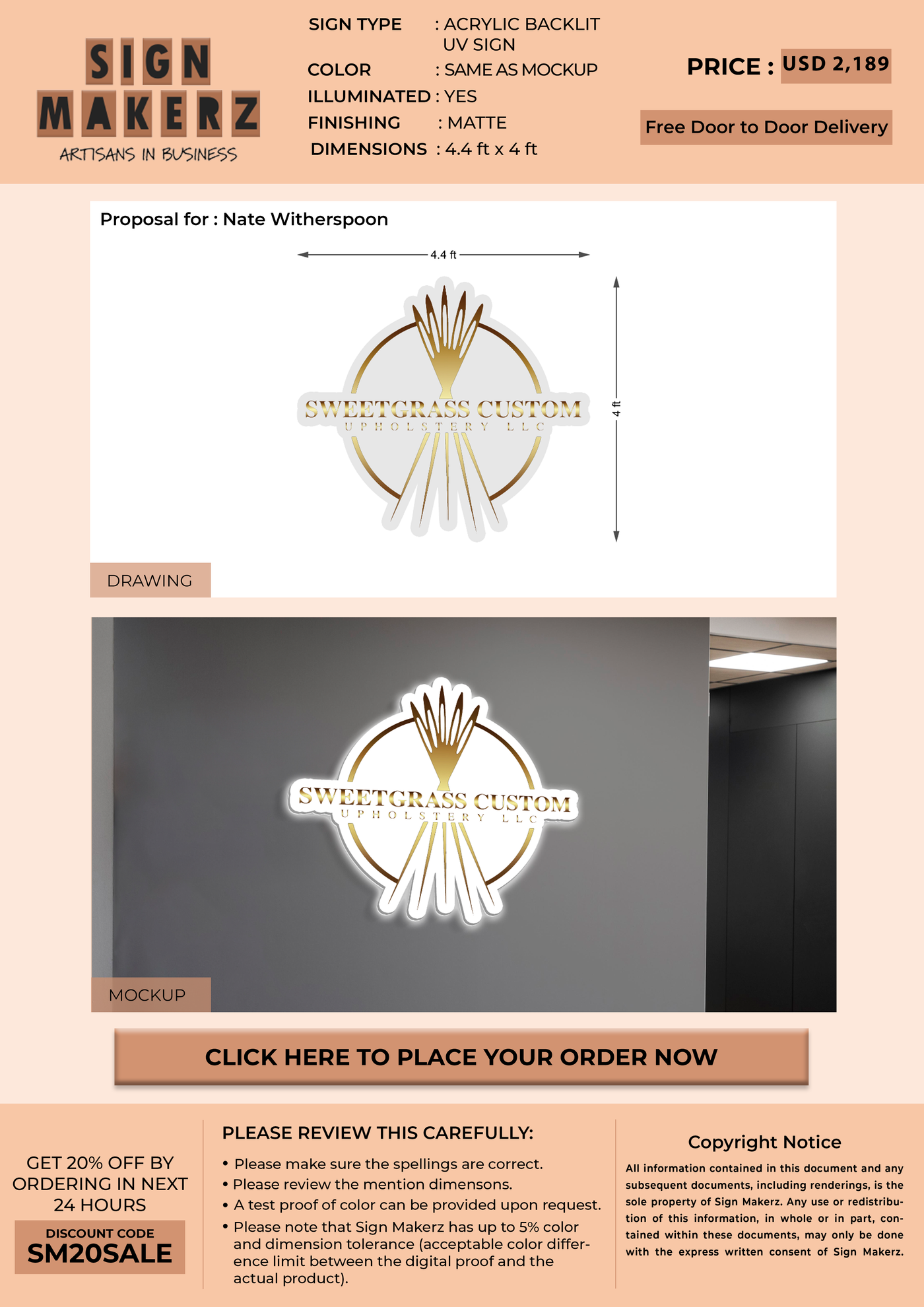 Business signage for Edward Chambers