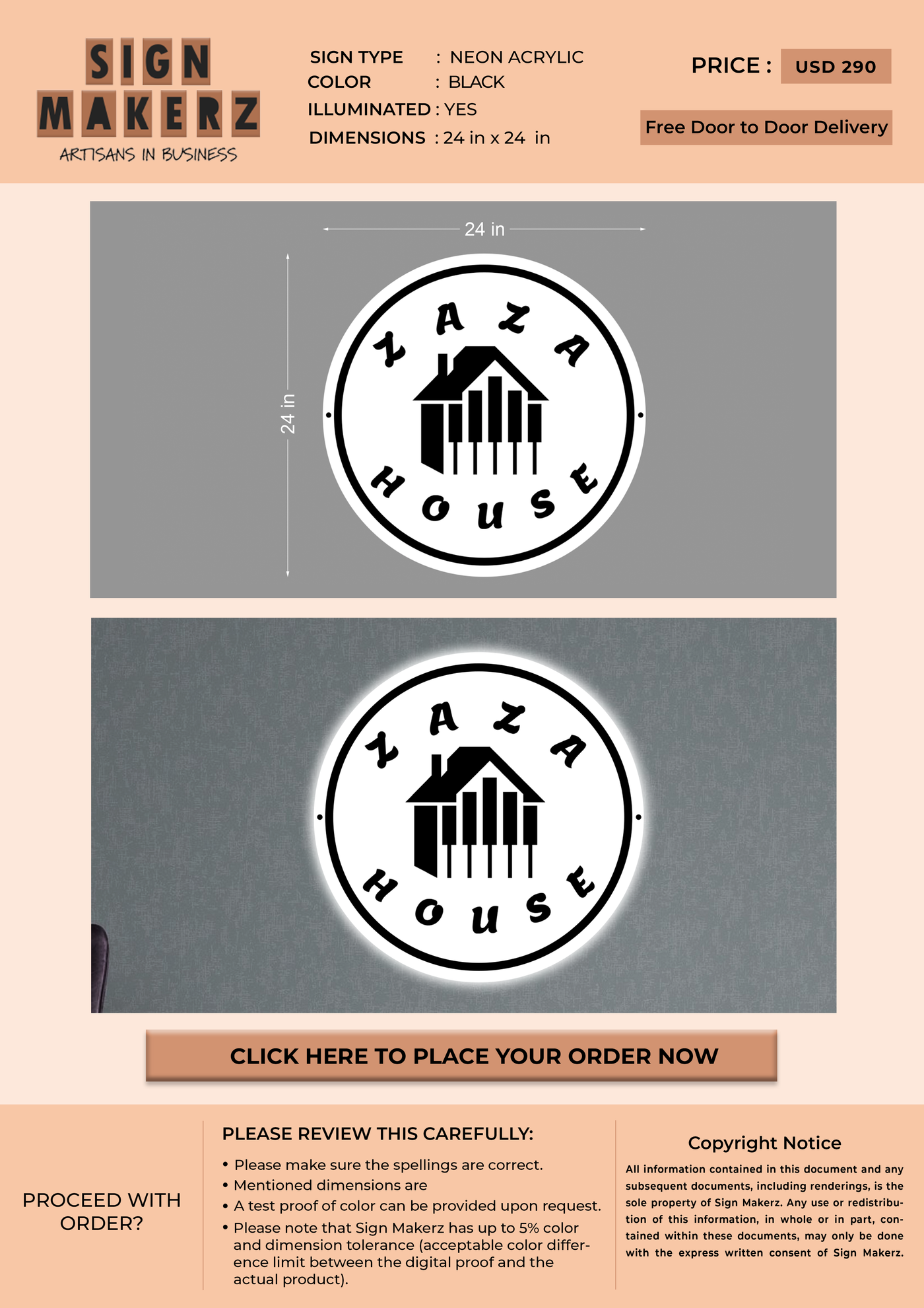 Business signage for Omar R Burnham
