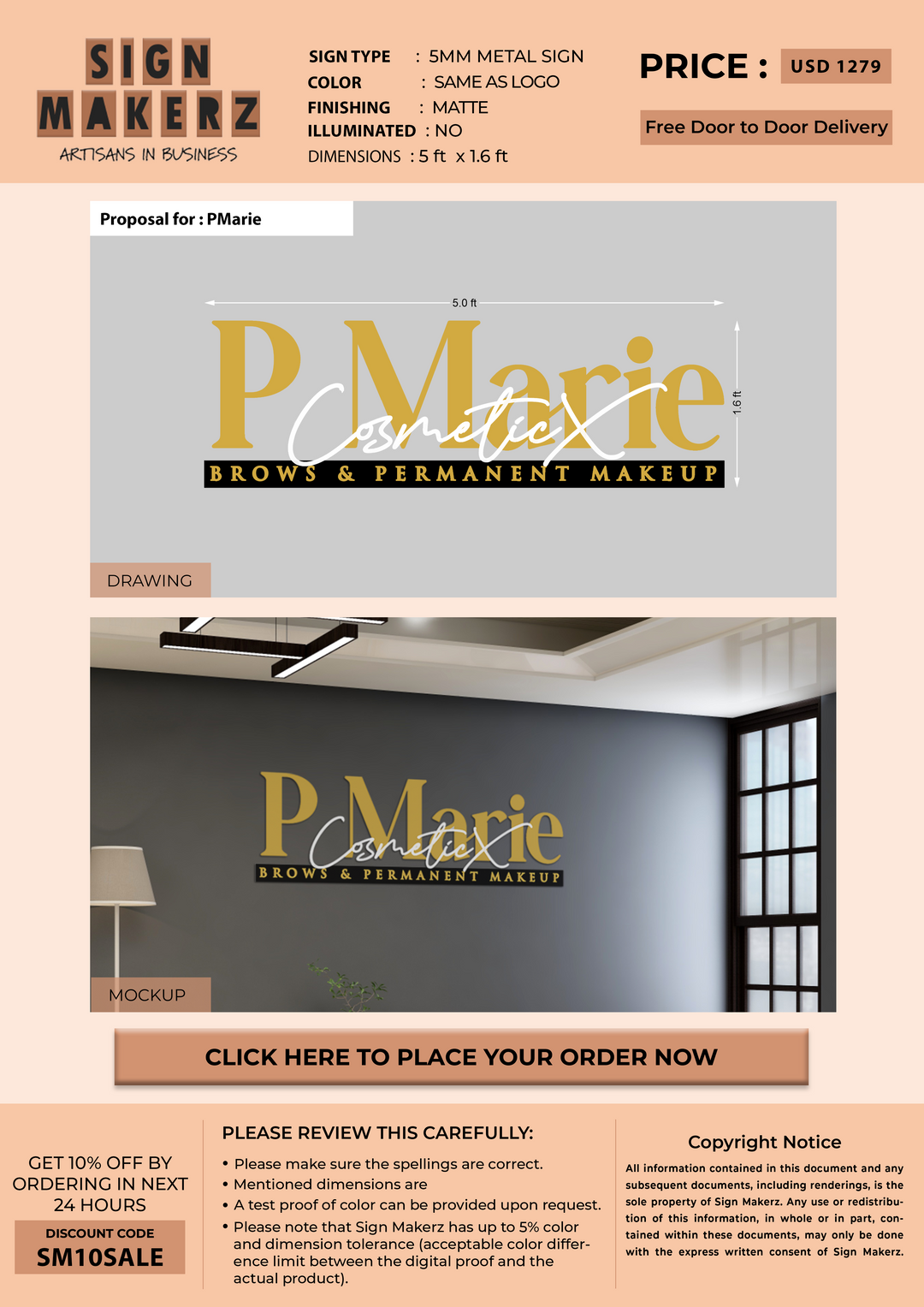 Business Signs for PMarie