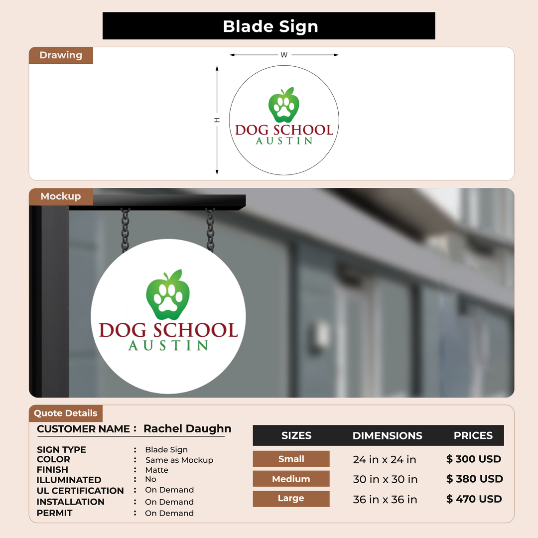 Blade Sign for Rachel Daughn