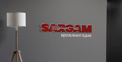 3D Metal Backlit sign for Kumar