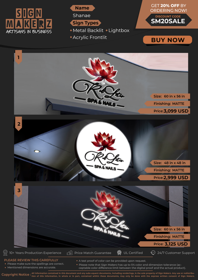 Business Signs for Shanae