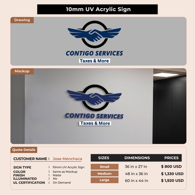Custom Signs For Jose Menchaca
