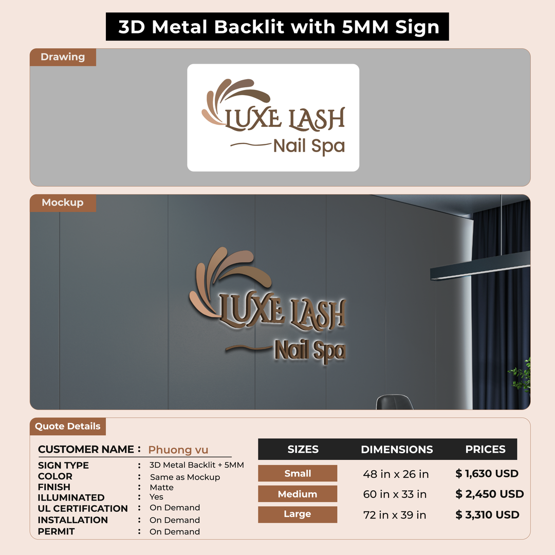 Custom Signs for Phuong vu