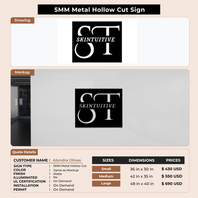 Custom Signs for Alondra Olivas