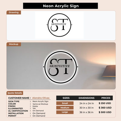 Custom Signs for Alondra Olivas