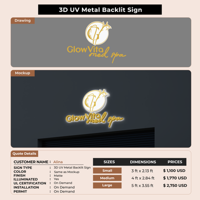 Custom Signs for Alina