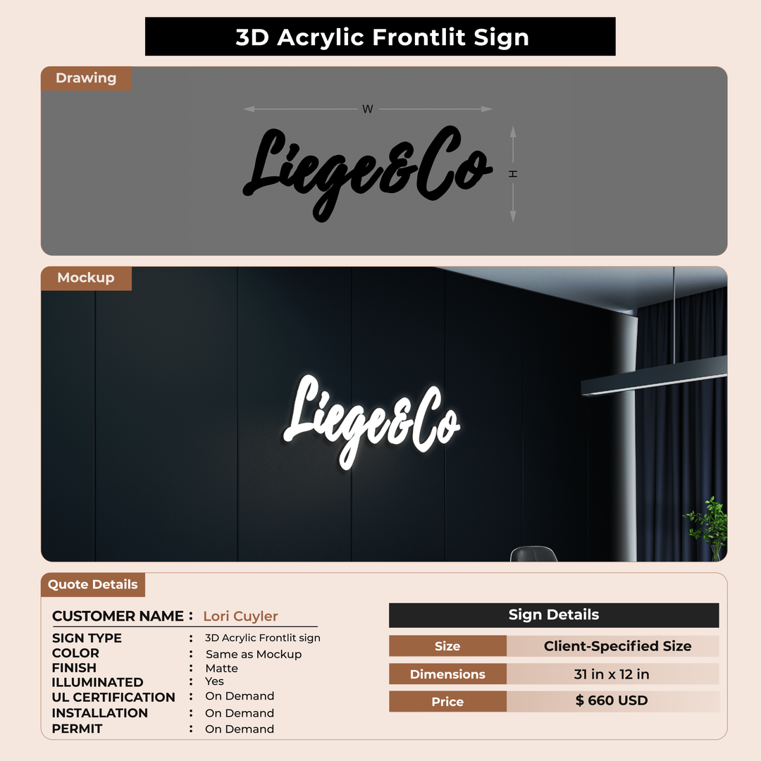 Custom Signs For Lori Cuyler