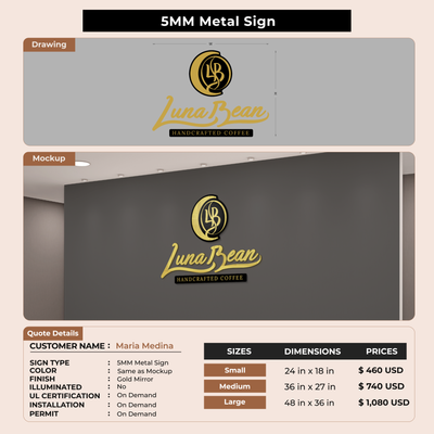 Custom Signs For Maria Medina