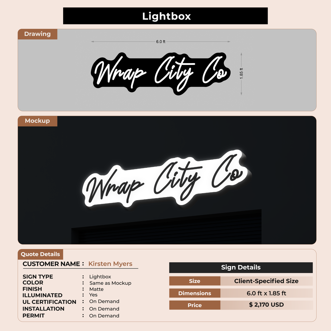 Custom Signs for Kirsten Myers