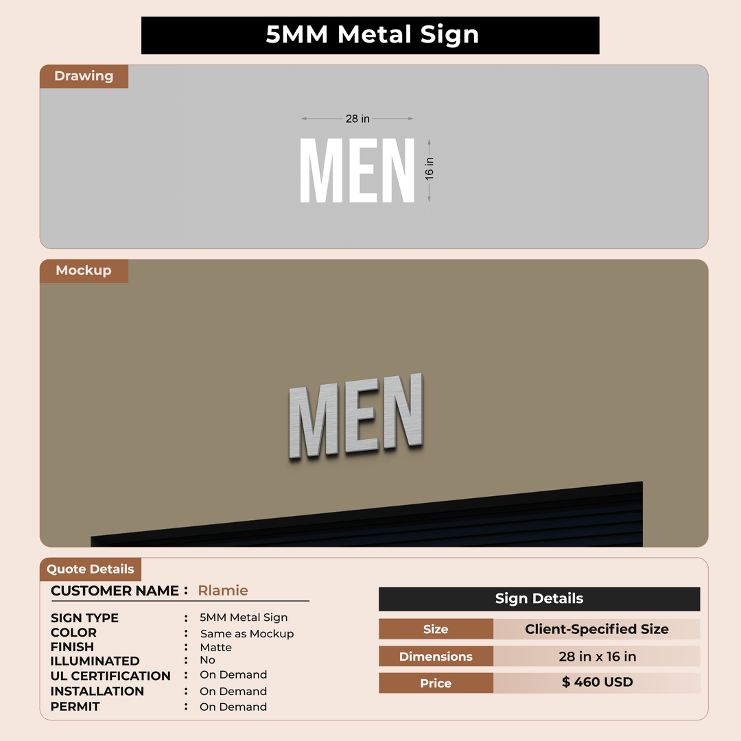Custom Signs for Rlamie