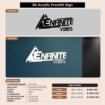 Custom Signs for Marquis