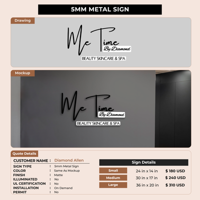 Custom Signs for Diamond Allen