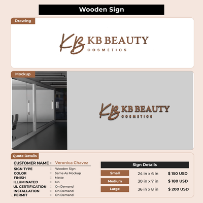 Custom Signs For Veronica Chavez