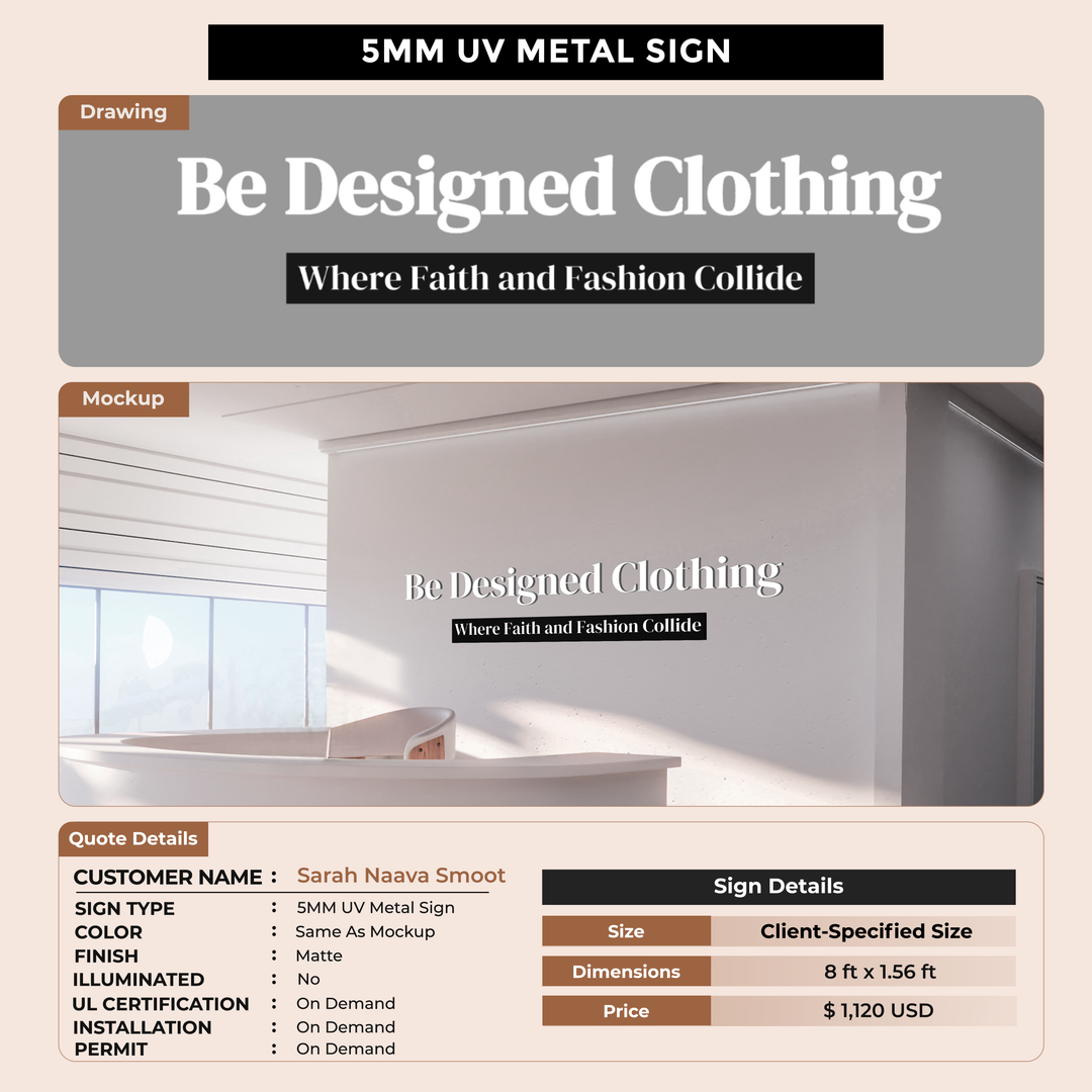 Custom Sings For Sarah Naava Smoot