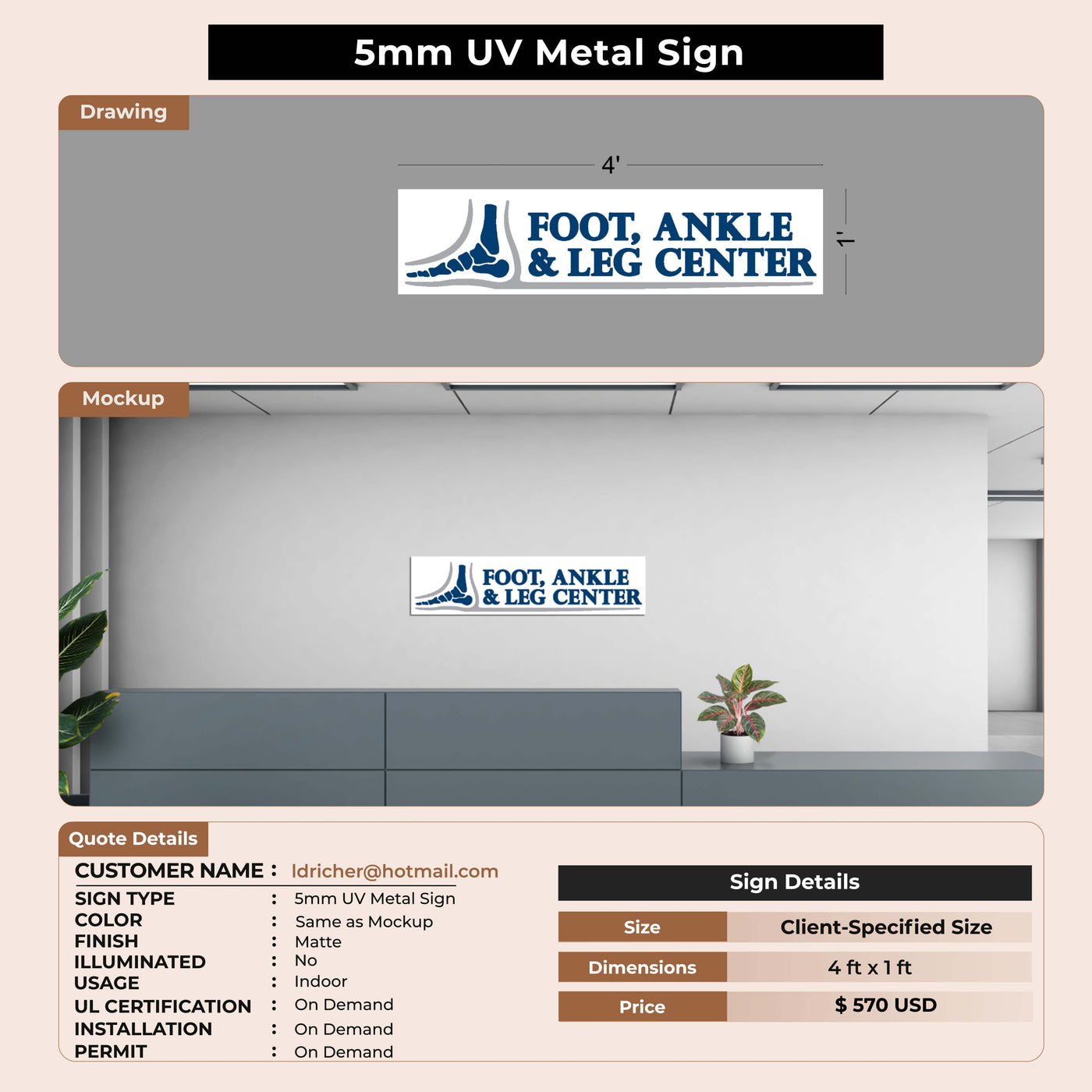 custom signs for ldricher@hotmail.com
