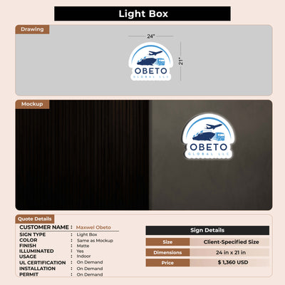 Custom Signs for Maxwel Obeto