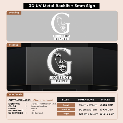 Custom Signs for Gizem ozcomert