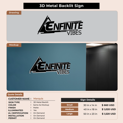 Custom Signs for Marquis