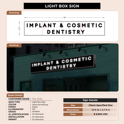CUSTOM MOCKUP SIGN FOR Thu Trinh