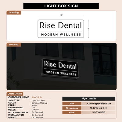 CUSTOM MOCKUP SIGN FOR Thu Trinh