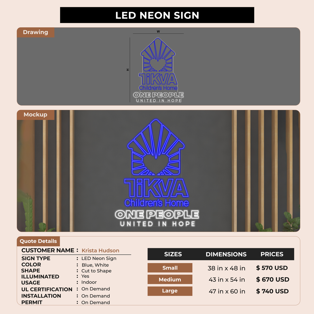 Business signage for Krista Hudson