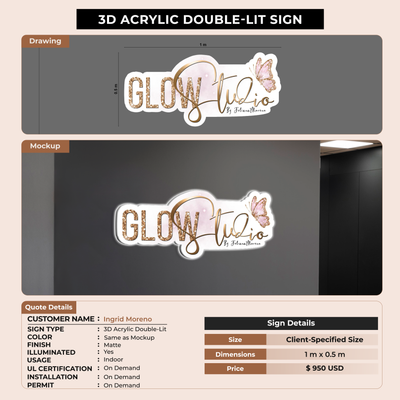Business signage for Ingrid Moreno