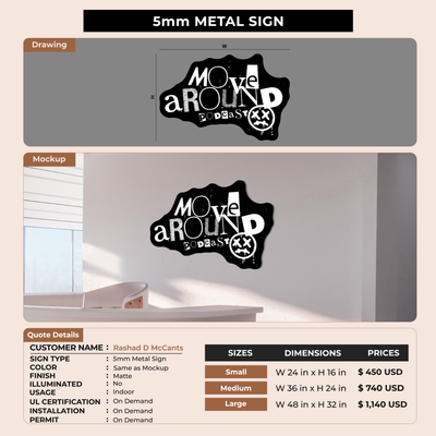 Business Signage for Rashad D McCants