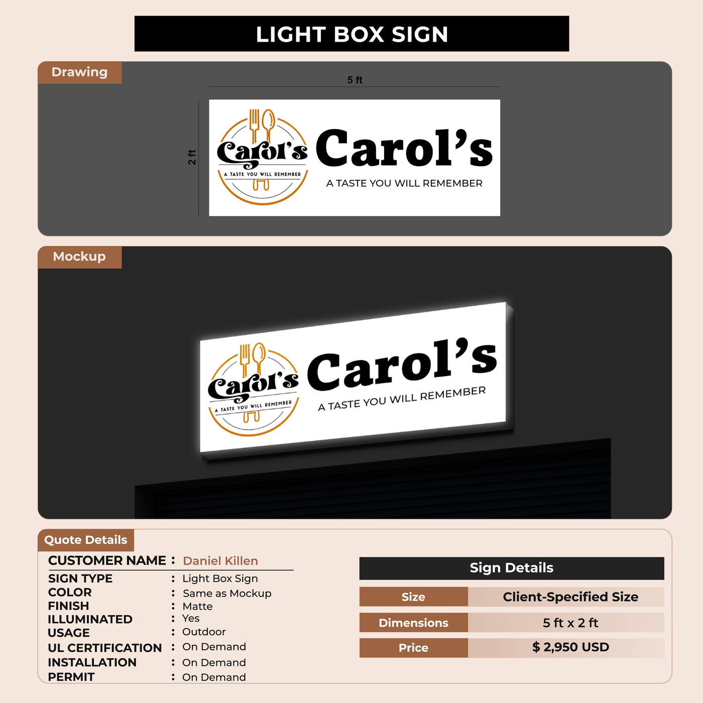 Lightbox for Daniel Killen