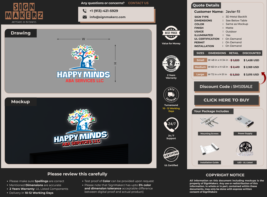 test product with multiple variations