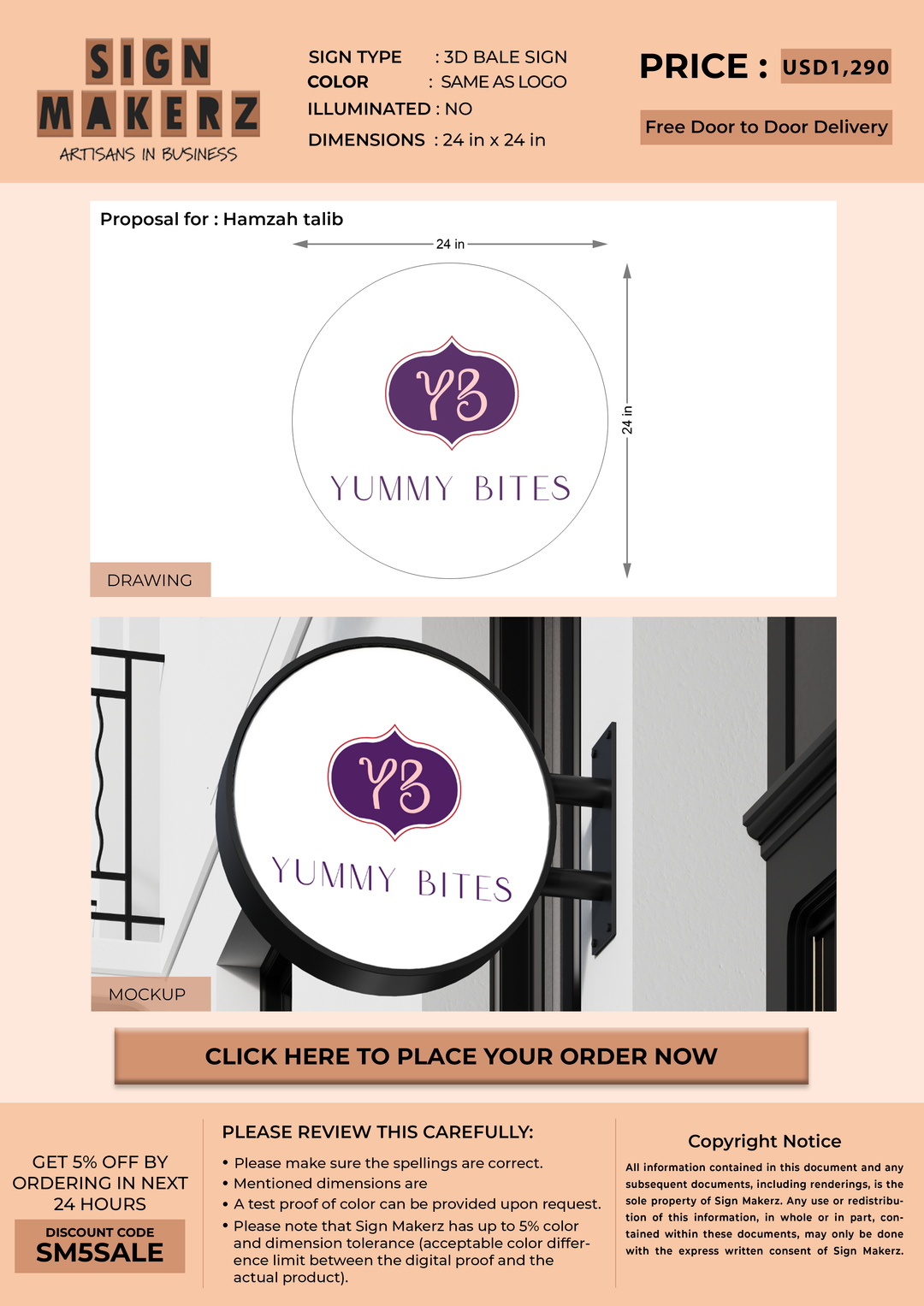 Business Signs for Hamzah talib
