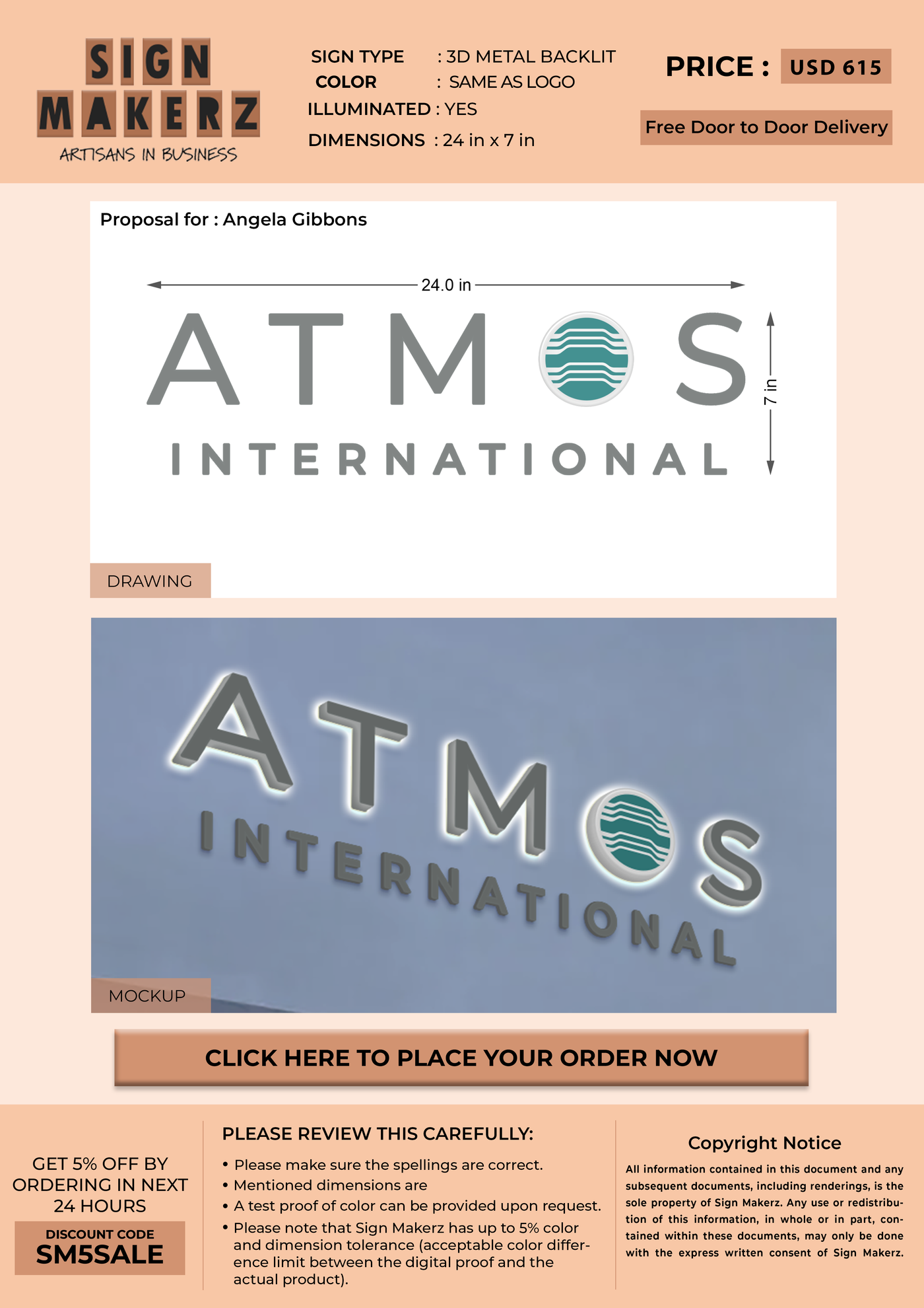 Business Signs for Angela Gibbons