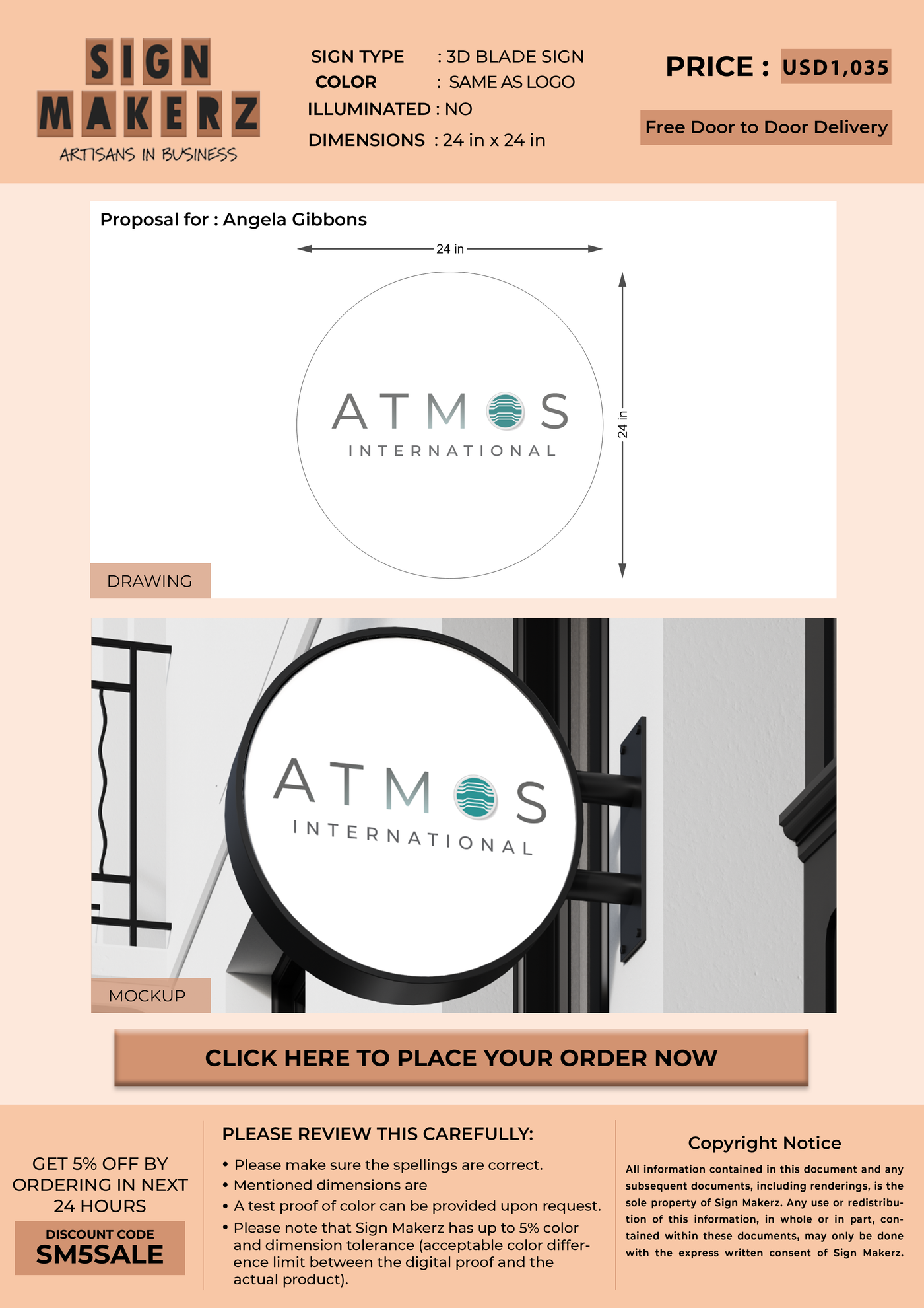 Business Signs for Angela Gibbons