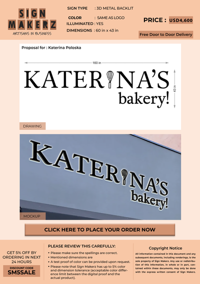 Business Signs for Katerina Poloska