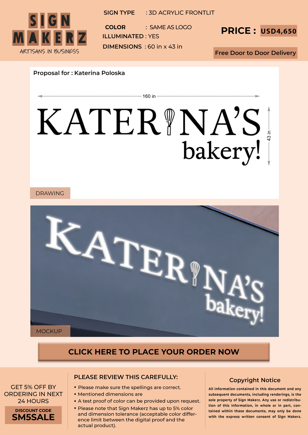 Business Signs for Katerina Poloska