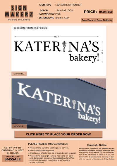 Business Signs for Katerina Poloska