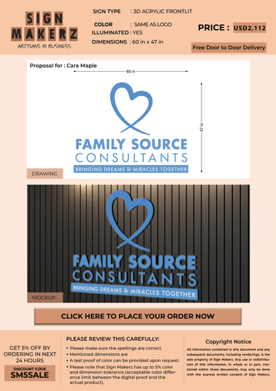 Business Signs for Cara Maple