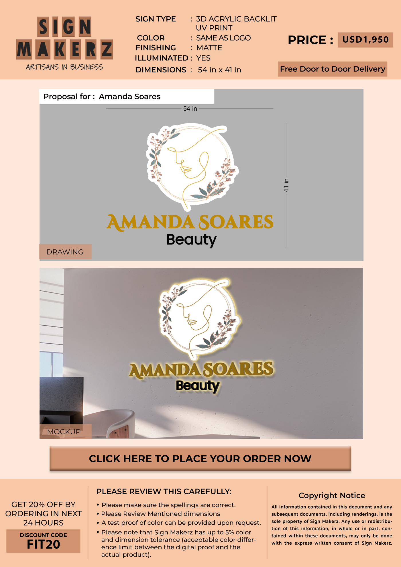 Business Signs for Amanda Soares