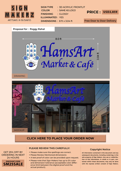 Business Sign for Peggy Rahal