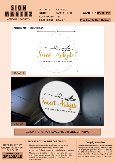 Business Signs for Hazel Aleman