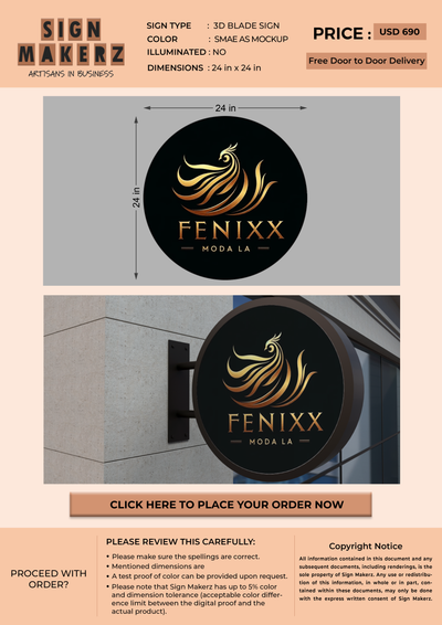Business signage for Maria Imeri