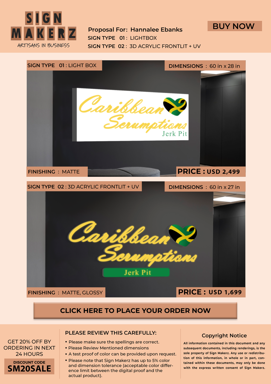 Business Signs for Hannalee Ebanks