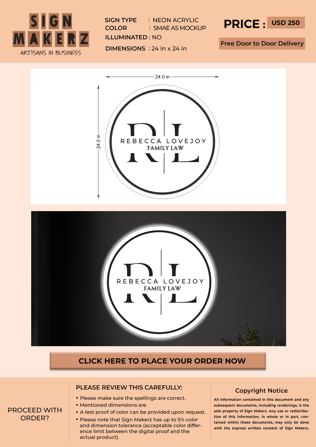 Business signage for Ginger juel