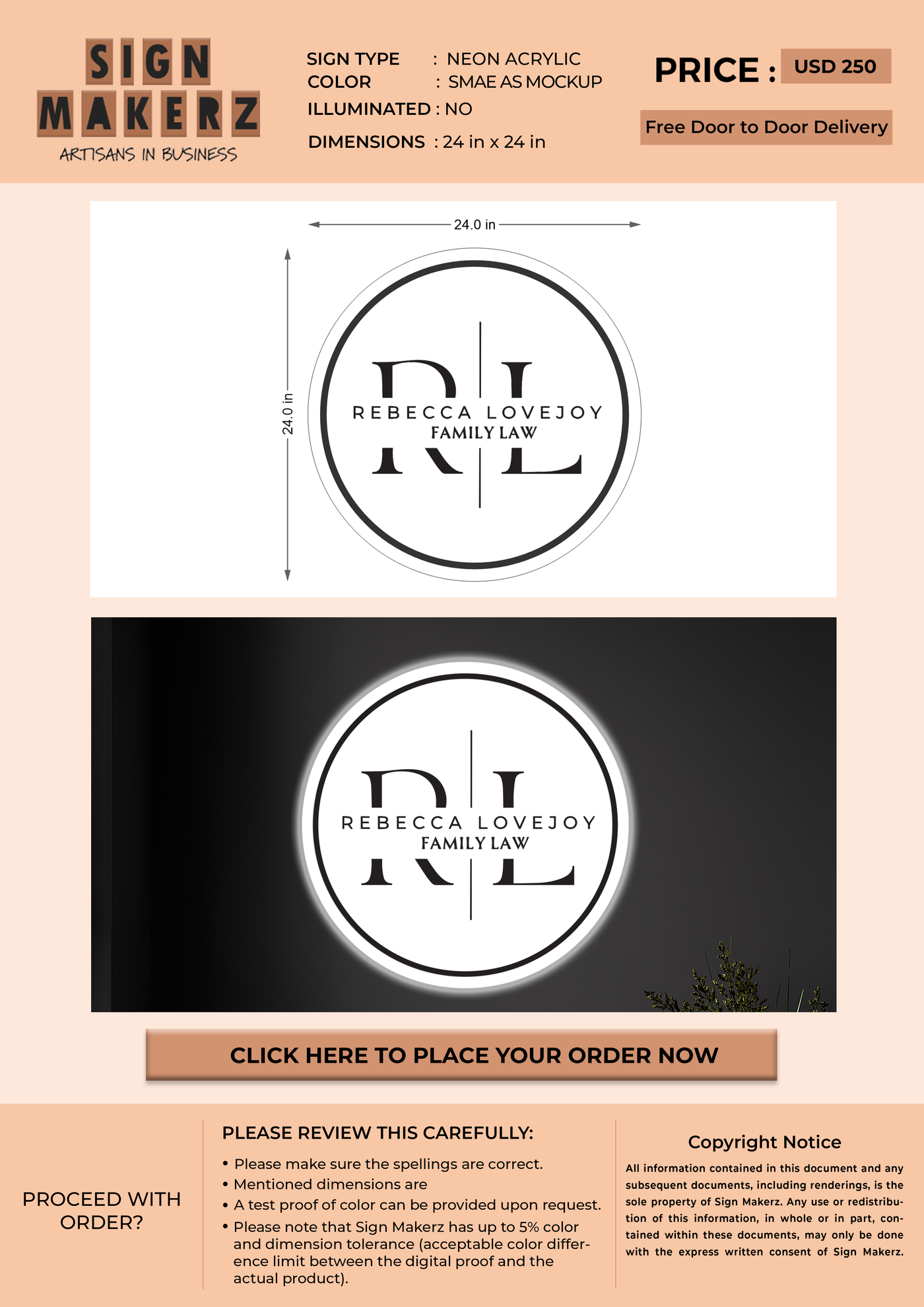 Business signage for Ginger juel
