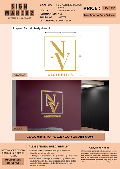 Custom Signs For Kimberly Howard
