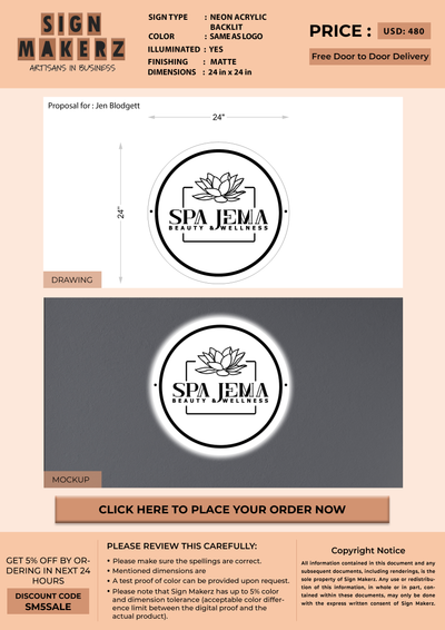 Custom Signs For Jen Blodgett