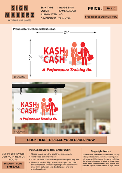 Custom Signs For Mohamed Bakhrebah
