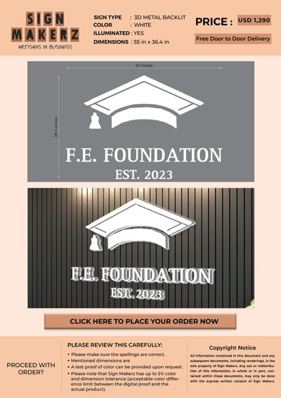 Custom Signs for Fabian Elizondo