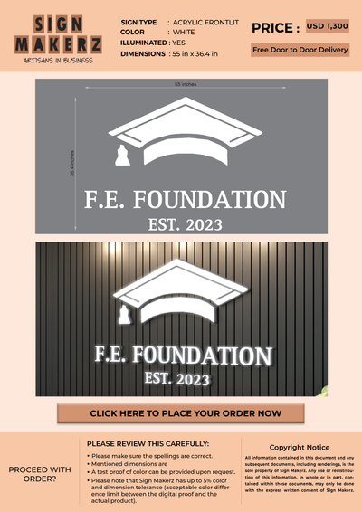 Custom Signs for Fabian Elizondo