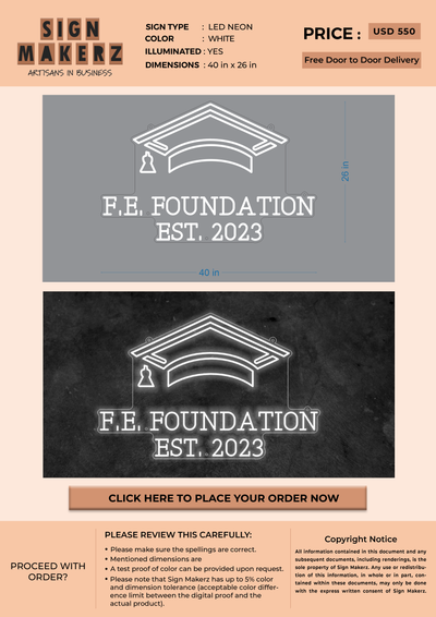 Custom Signs for Fabian Elizondo